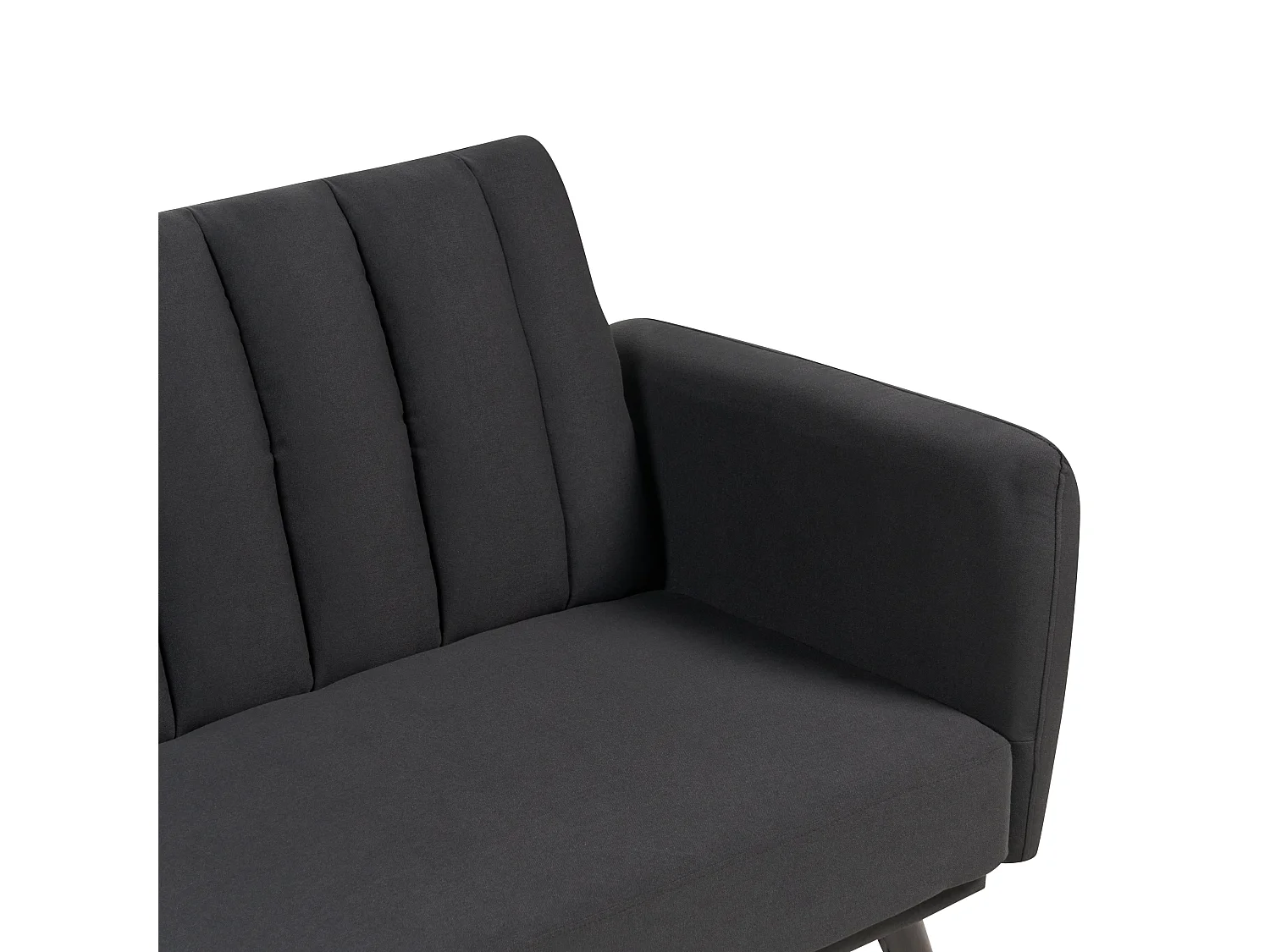 Sofa rozkładana VIMMERBY Czarny dla 3 osób