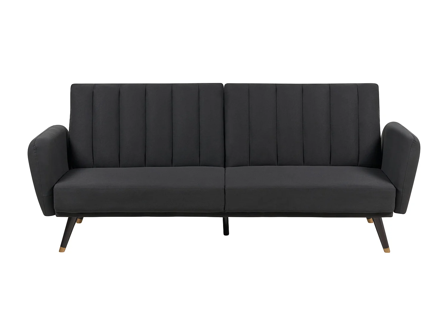 Sofa rozkładana VIMMERBY Czarny dla 3 osób