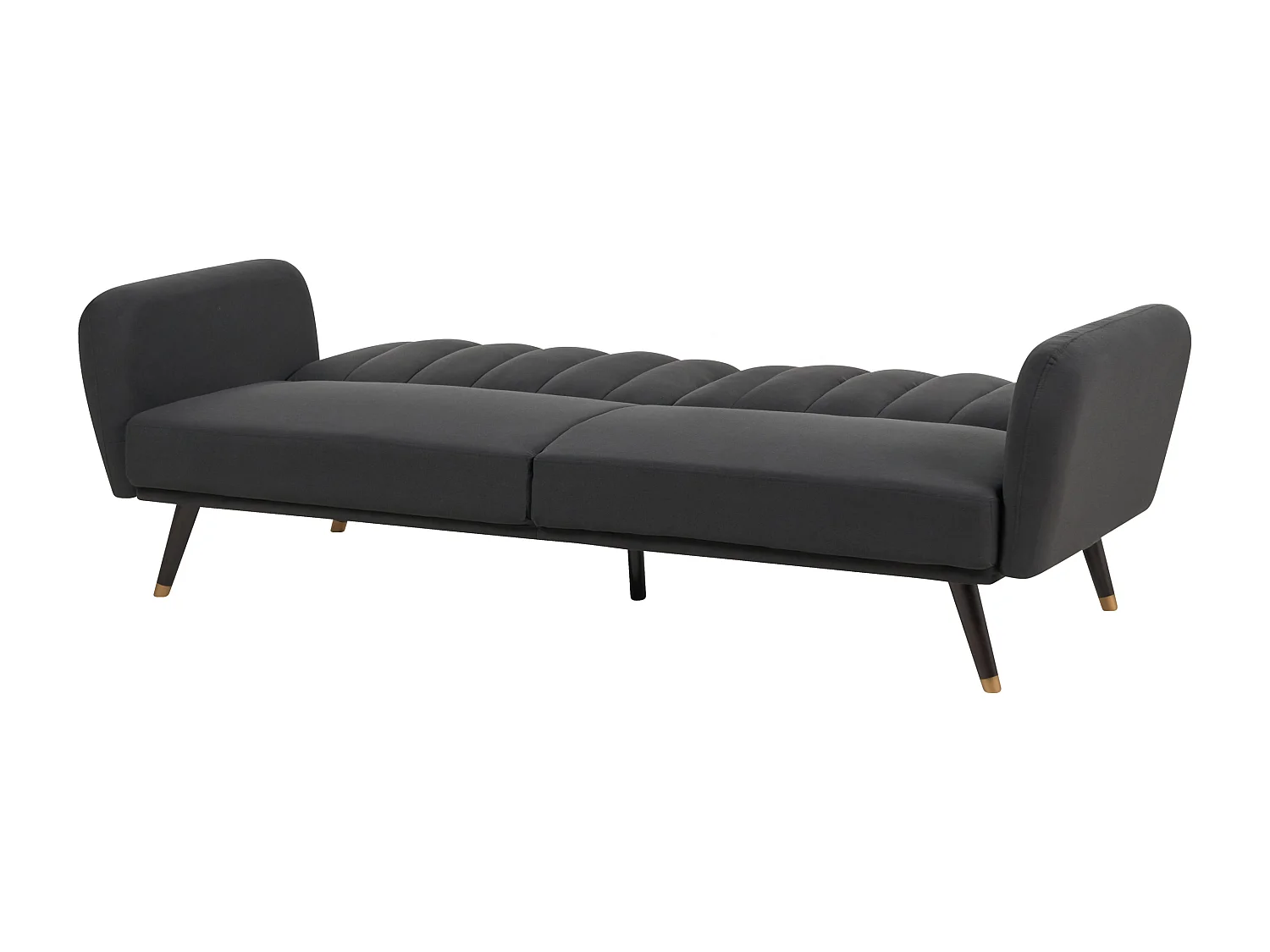 Sofa rozkładana VIMMERBY Czarny dla 3 osób