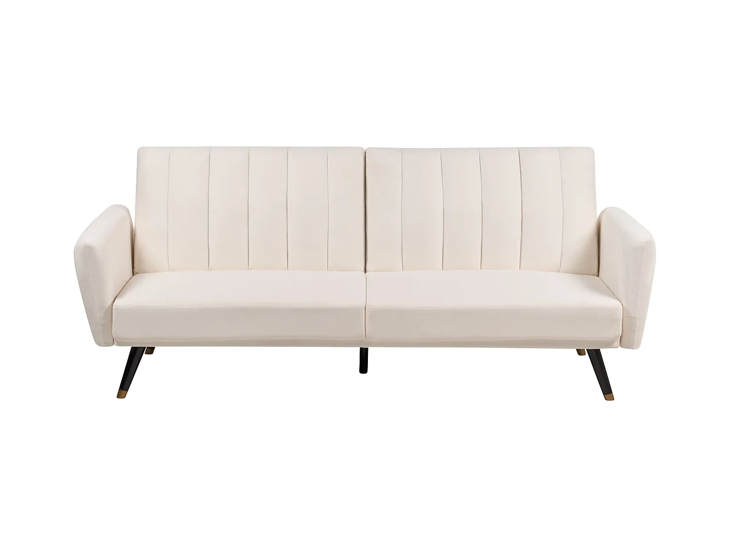 Schlafsofa VIMMERBY Stoff Hellbeige 3-Sitzer