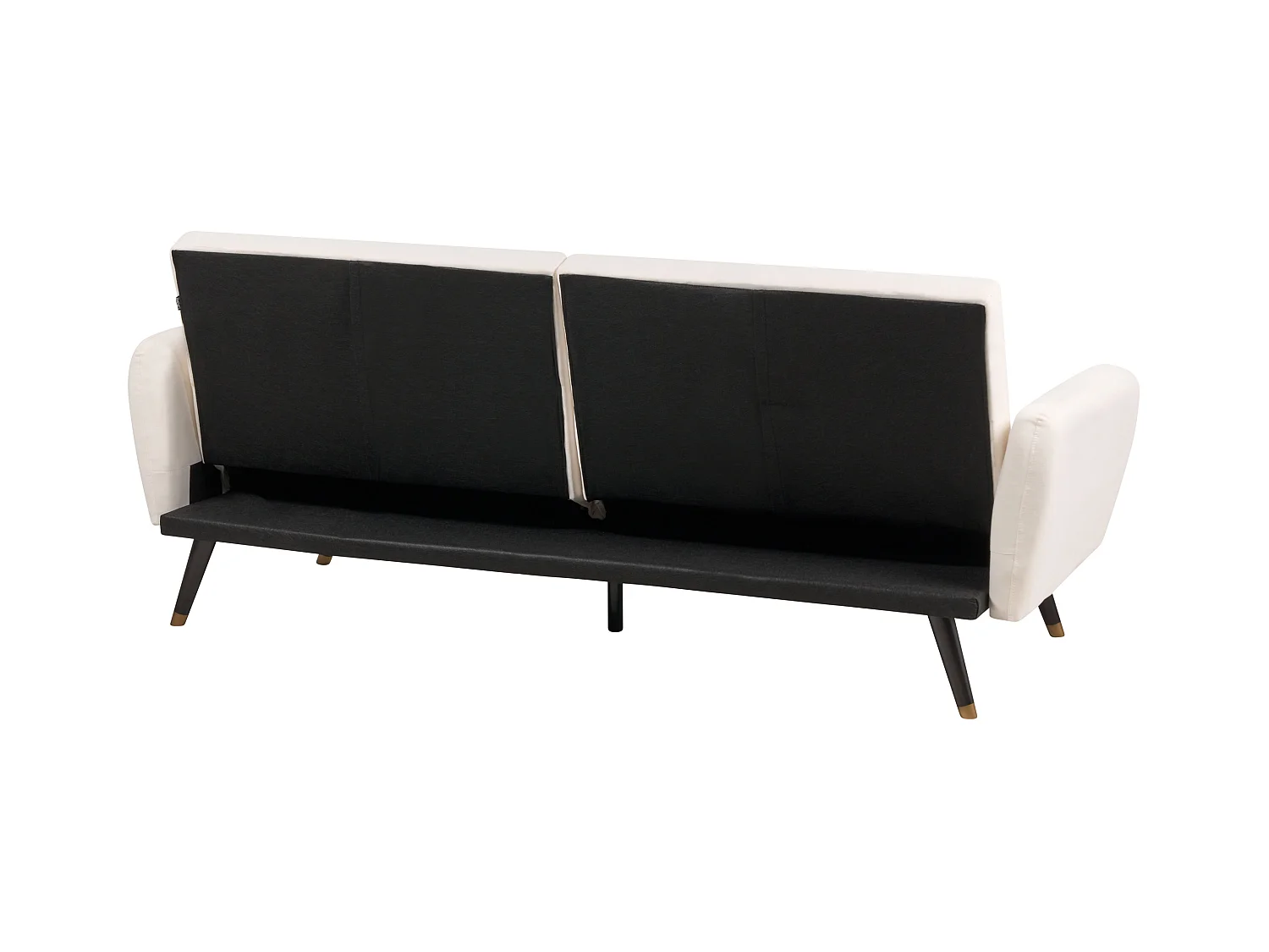 Schlafsofa VIMMERBY Stoff Hellbeige 3-Sitzer