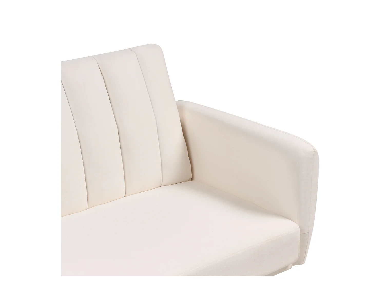 Schlafsofa VIMMERBY Stoff Hellbeige 3-Sitzer