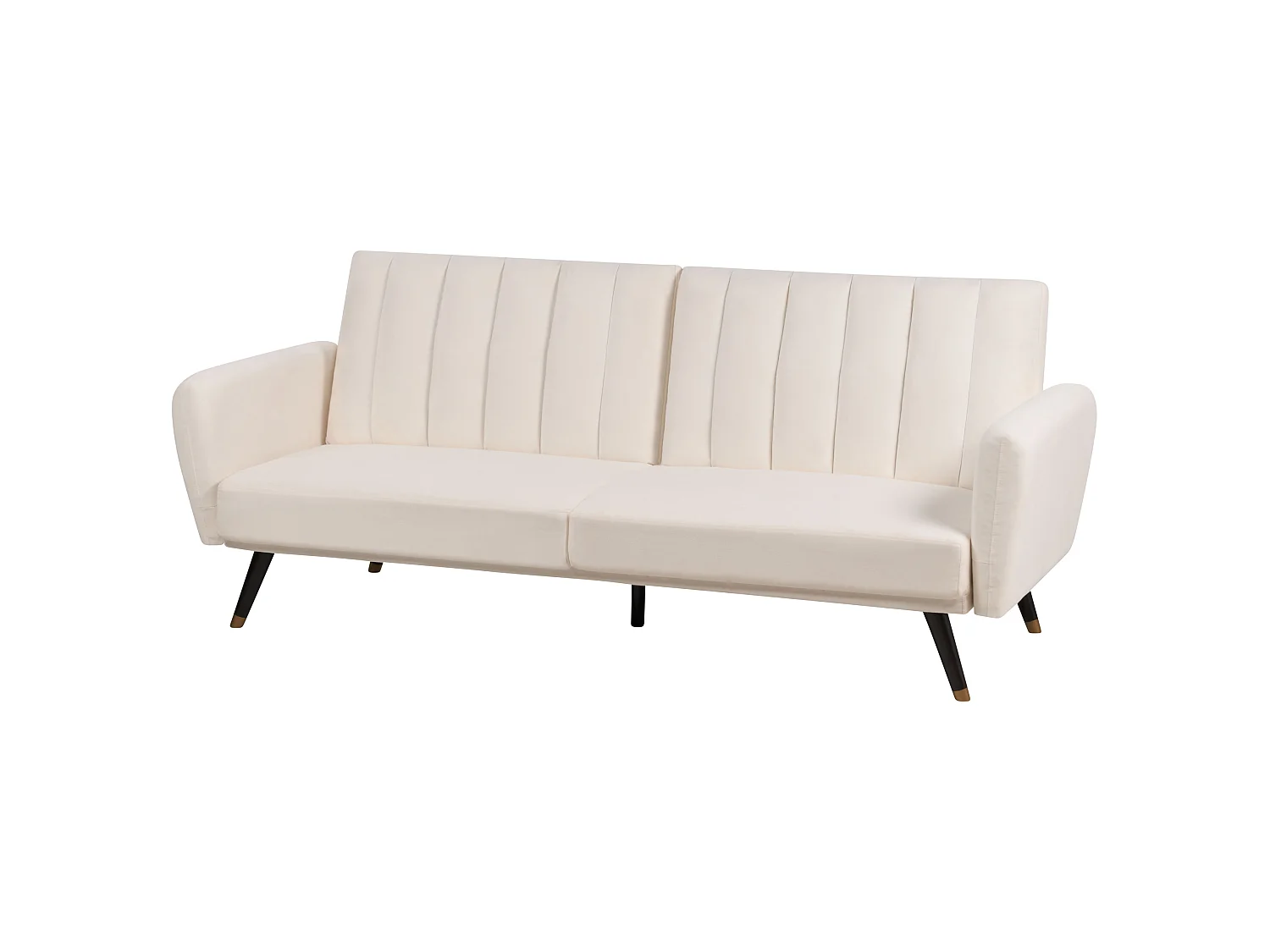 Sofa rozkładana VIMMERBY Jasnobeżowy dla 3 osób