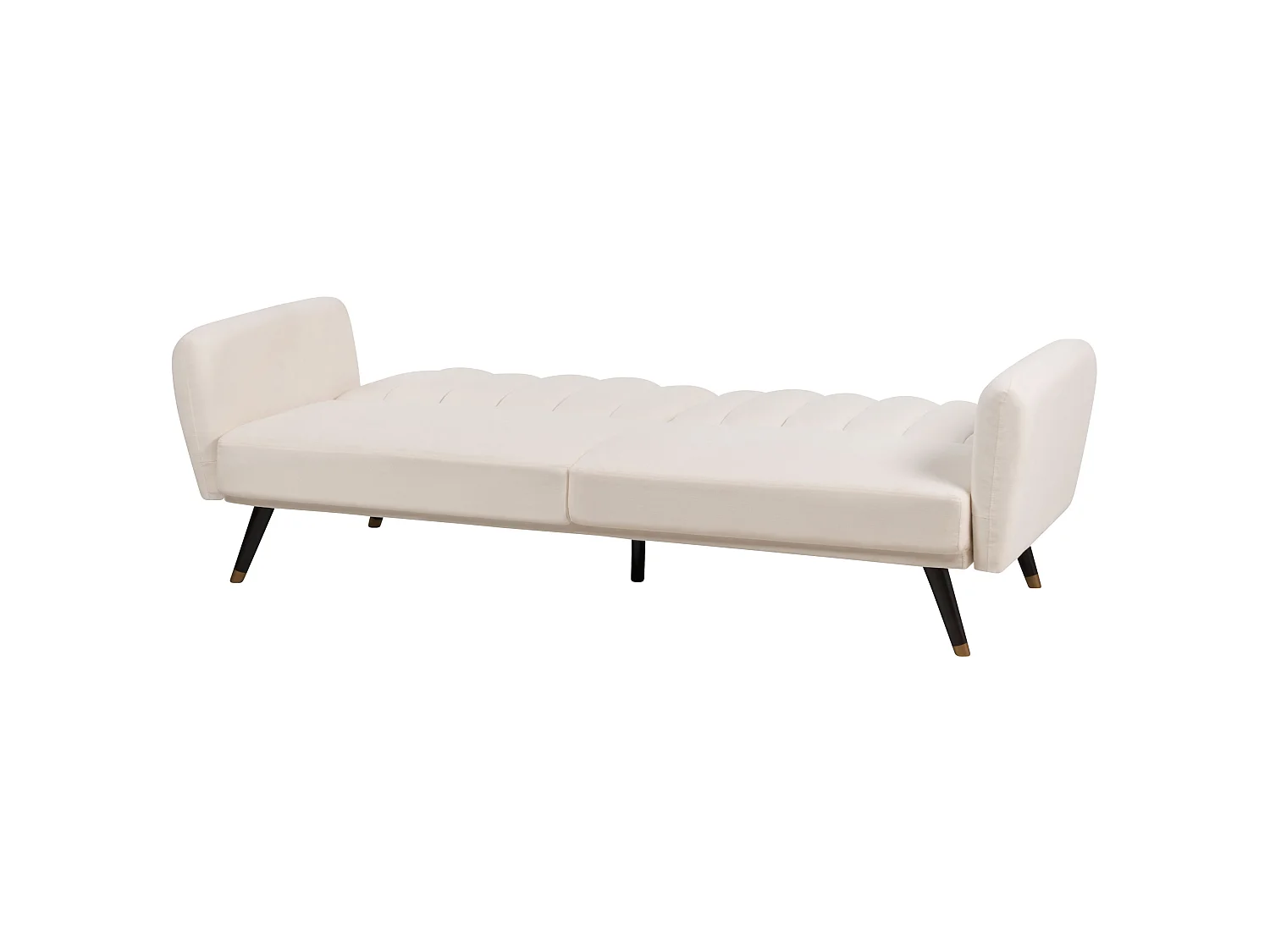Sofa rozkładana VIMMERBY Jasnobeżowy dla 3 osób
