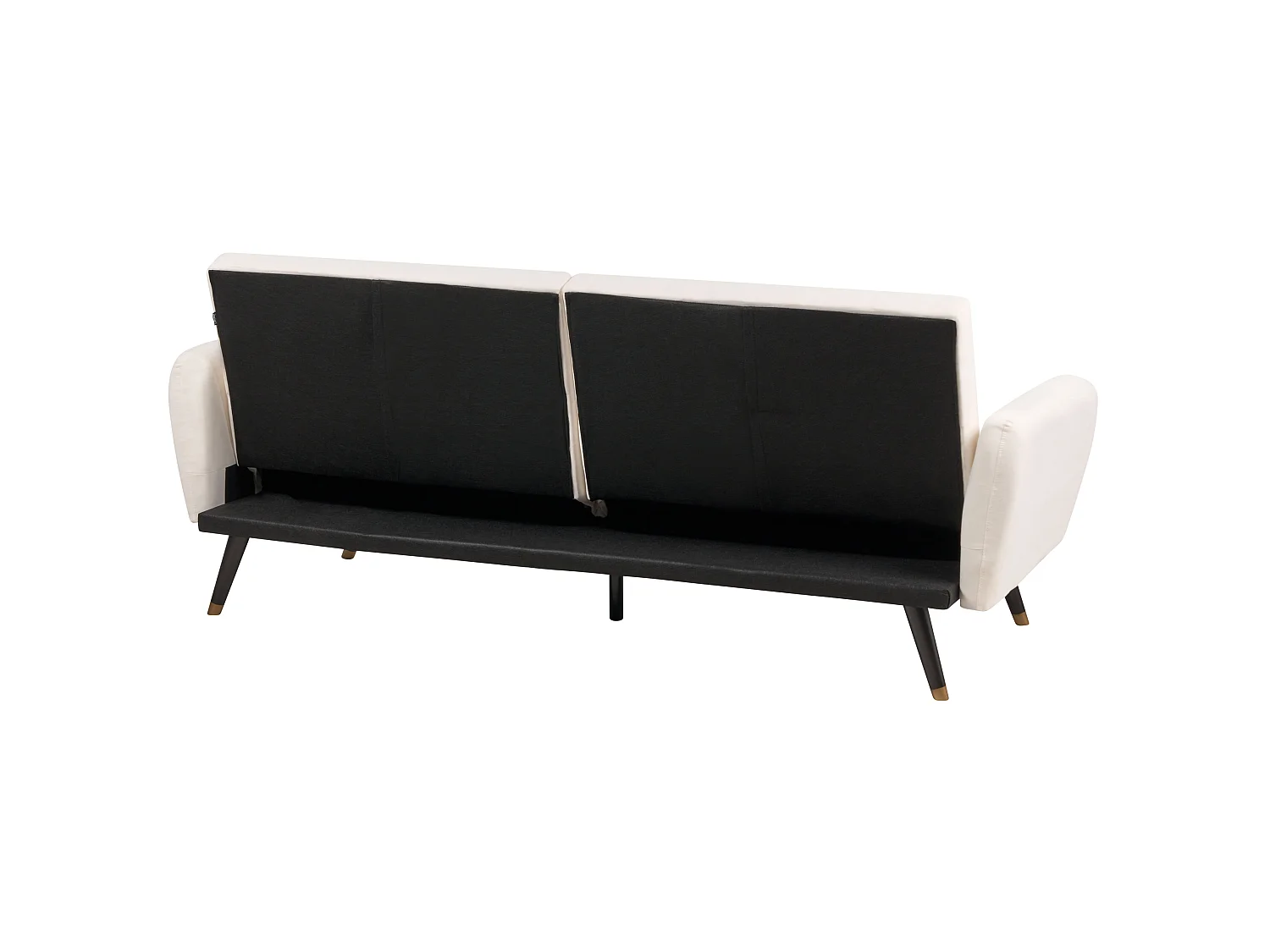 Sofa rozkładana VIMMERBY Jasnobeżowy dla 3 osób