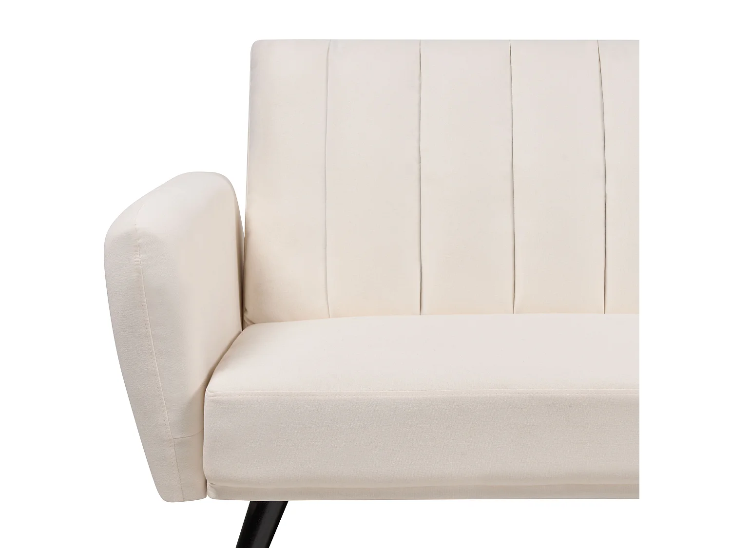Sofa rozkładana VIMMERBY Jasnobeżowy dla 3 osób