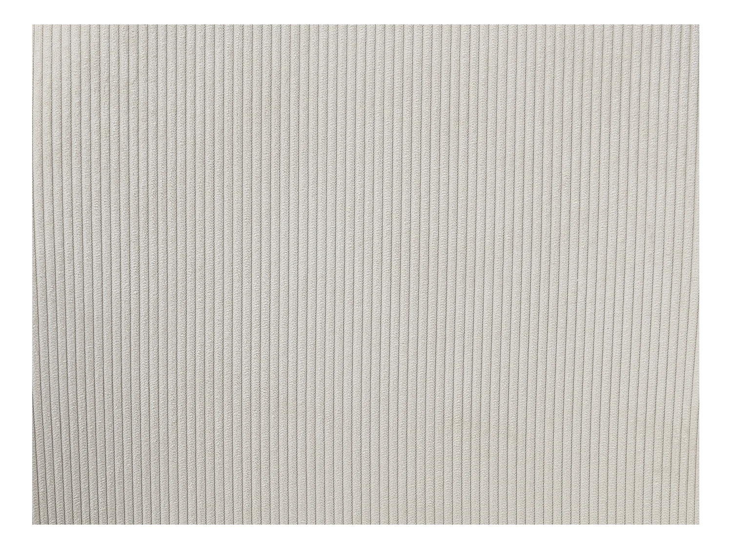 Taburete de bar de pana y metal negro - Altura ajustable - Crema - MASURIE