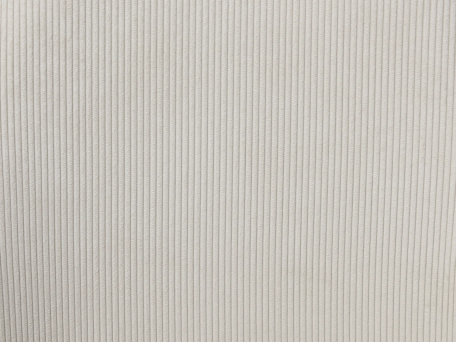 Tabouret de bar en velours côtelé et métal noir - Hauteur réglable - Crème - MASURIE