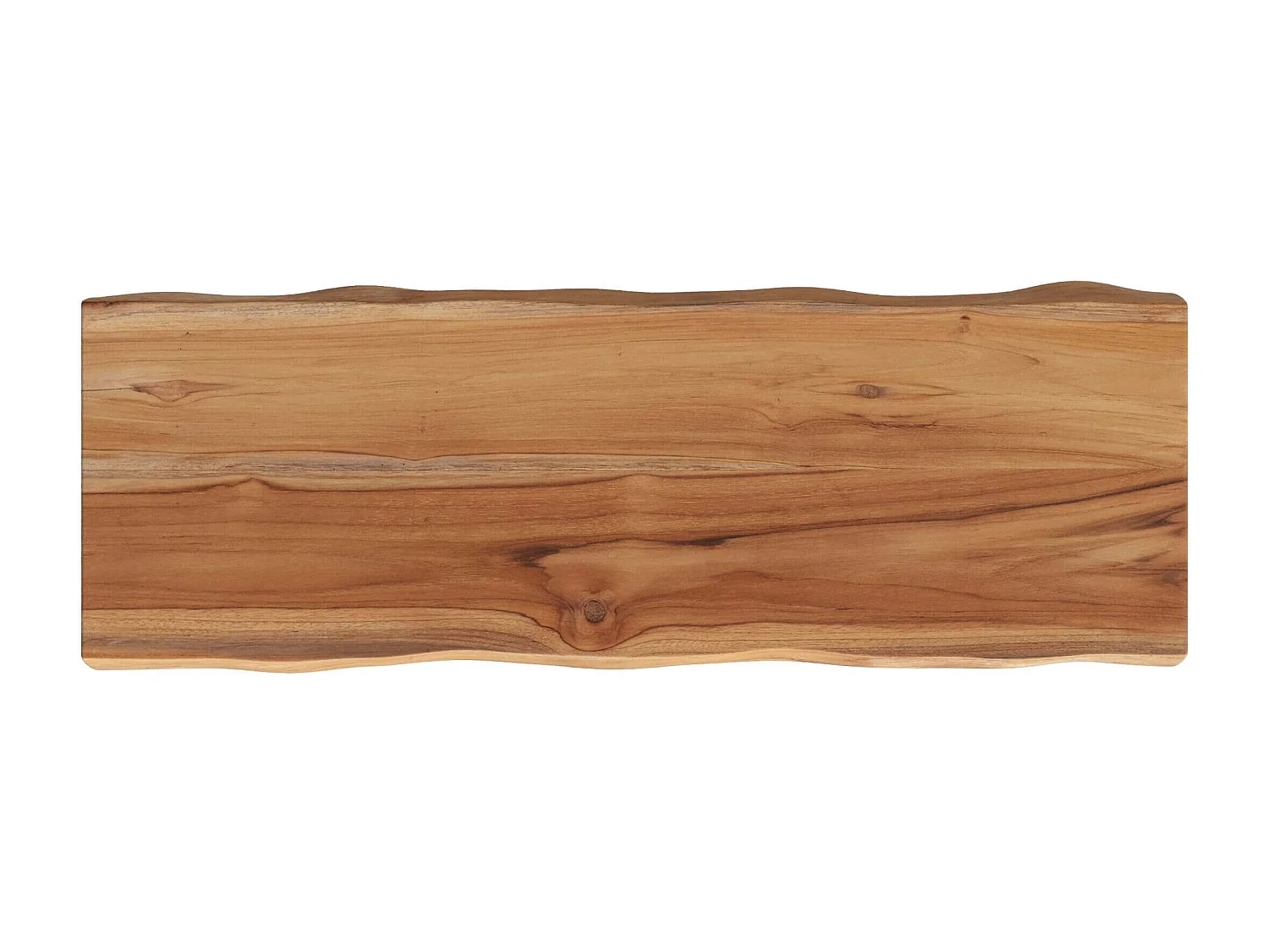 Banc 2 places en bois de teck recyclé 90 cm - Vic