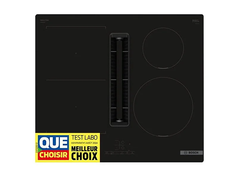 Bosch Serie 4 PVS611B16E piano cottura Nero Da incasso 59.2 cm Piano cottura a induzione 4 Fornelli Cappa da incasso