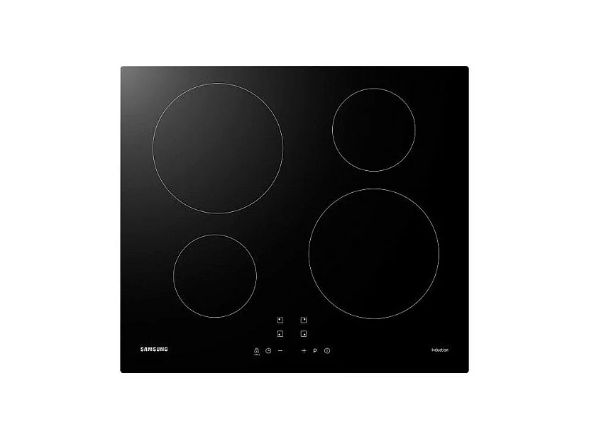 Samsung Table de cuisson induction 60cm 4 feux 7200w noir - nz64m3nm1bb
