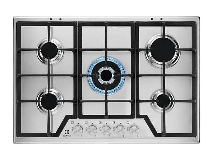 Plaque gaz ELECTROLUX 74.4 cmcm, KGS7536SX