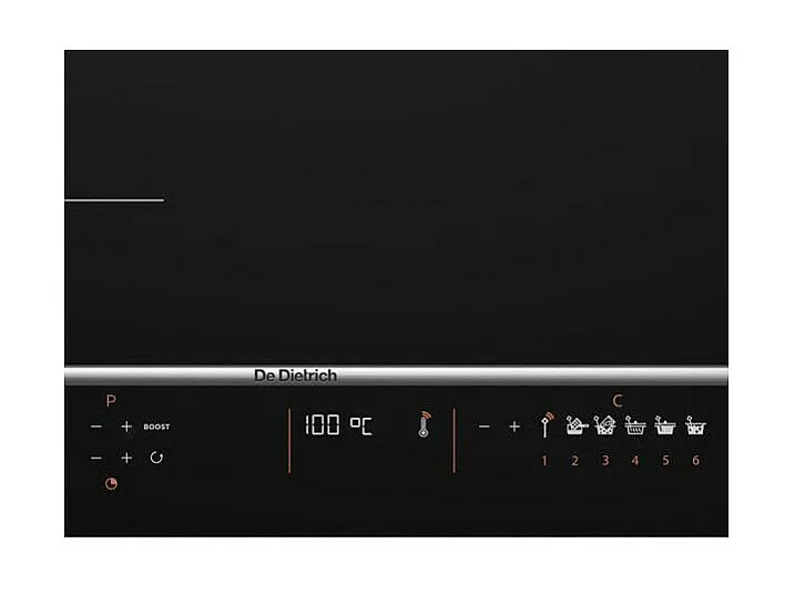 Plaque induction DE DIETRICH 7400W 75.0cm, DPI7570XT