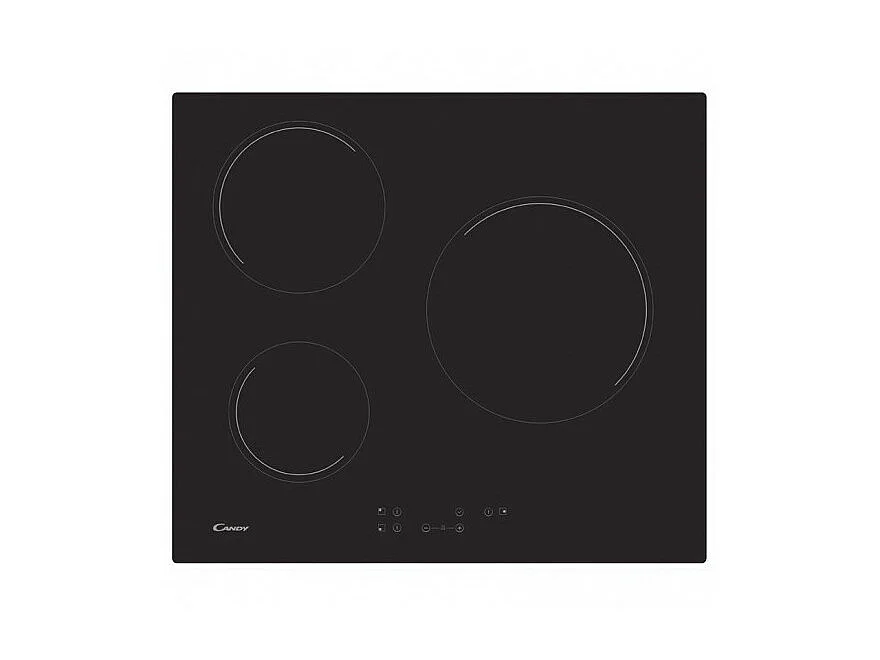 Plaque vitrocéramique CANDY 60cm, CH63CT