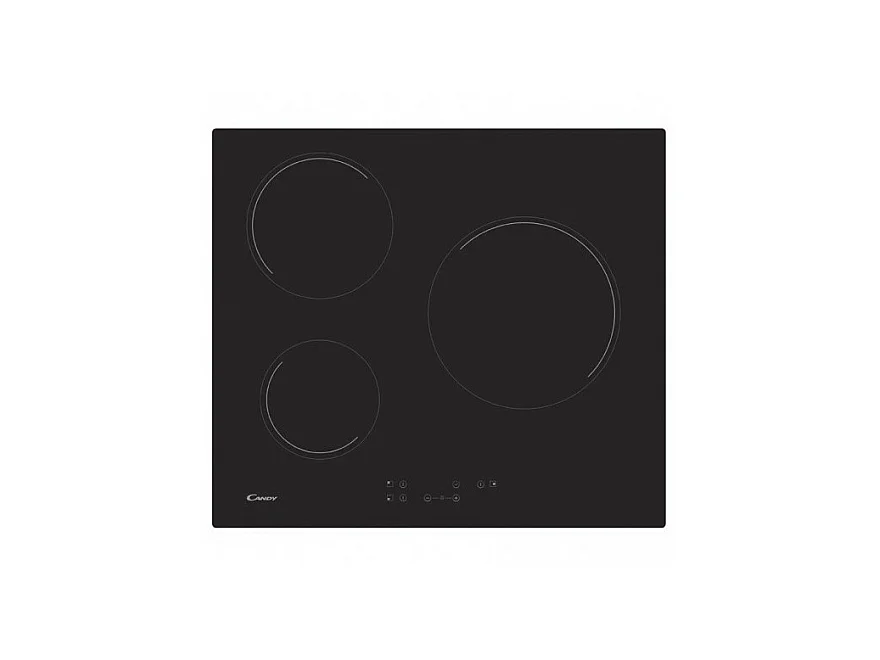 Plaque vitrocéramique CANDY 60cm, CH63CT