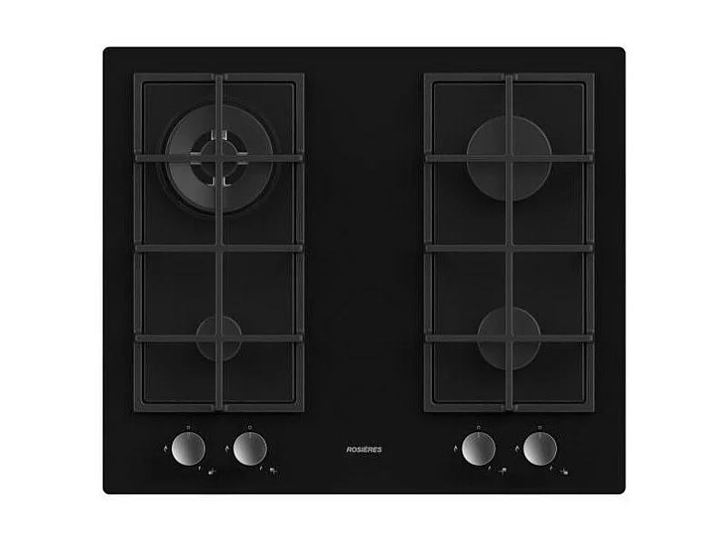 Plaque gaz ROSIèRES 9450W 60cm, RVG6BR4SB