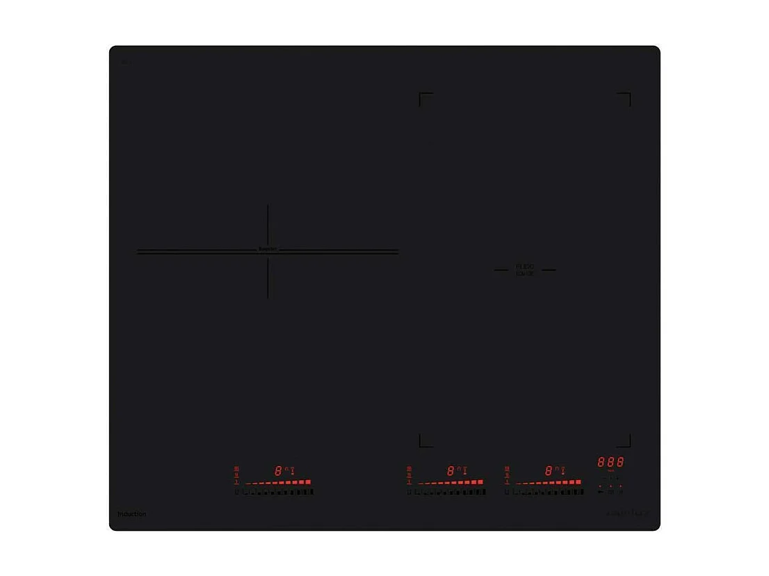 Plaque induction AIRLUX 7400W 59cm, ATIF 63 BKM