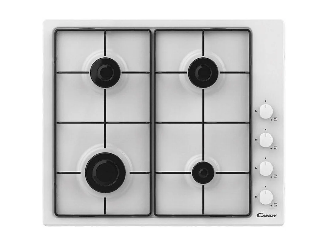 Candy Idea CHW6LWW Piano Cottura da Incasso Gas 4 Fornelli Bianco