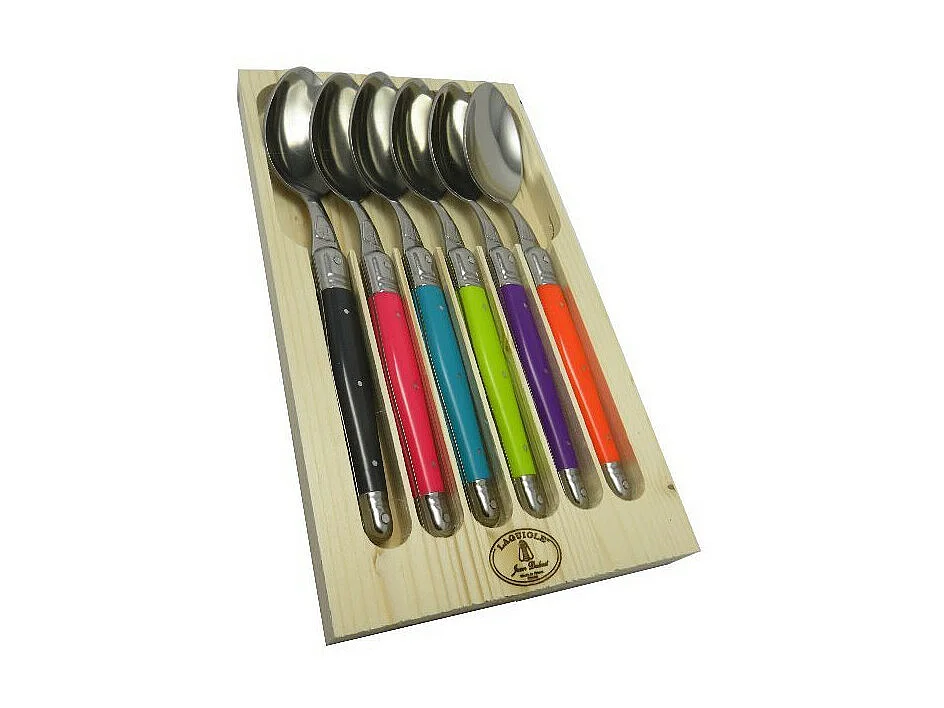 Set mit 6 Laguiole Tonic Mix Tafellöffeln - Jean Dubost