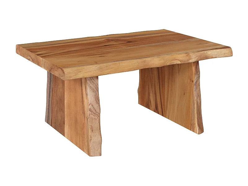 Tavolino rettangolare in legno di teak riciclato - Suzy