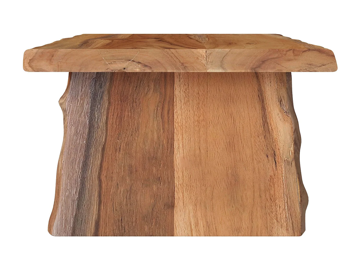 Table basse rectangulaire en bois de teck recyclé - Suzy