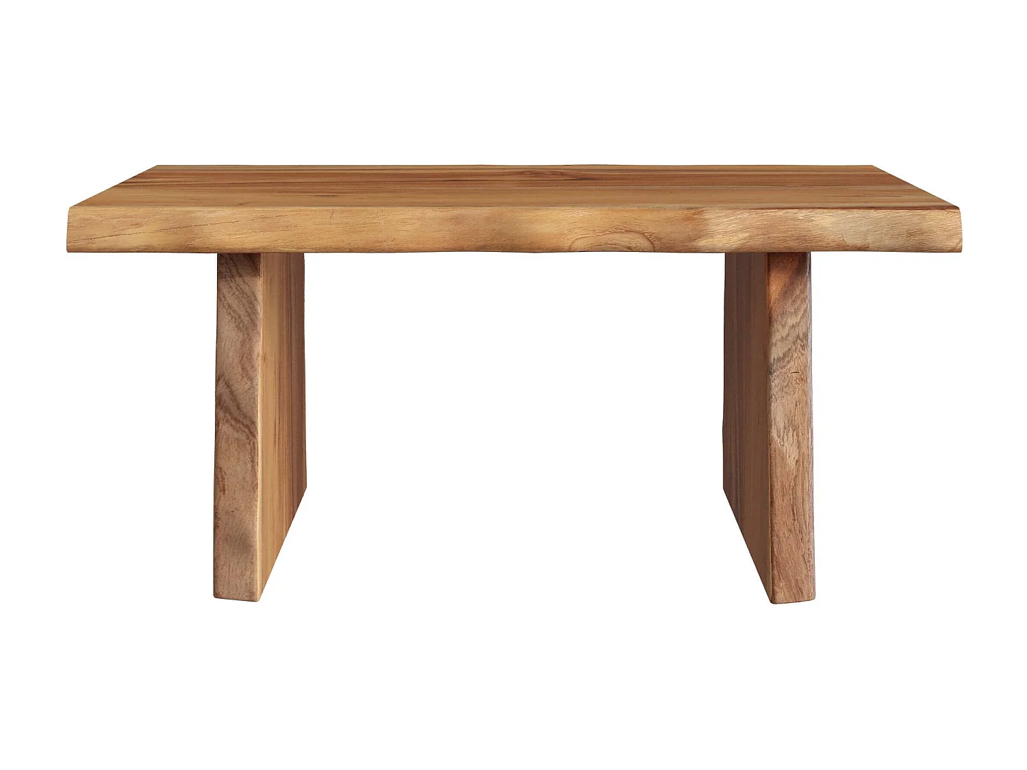 Table basse rectangulaire en bois de teck recyclé - Suzy