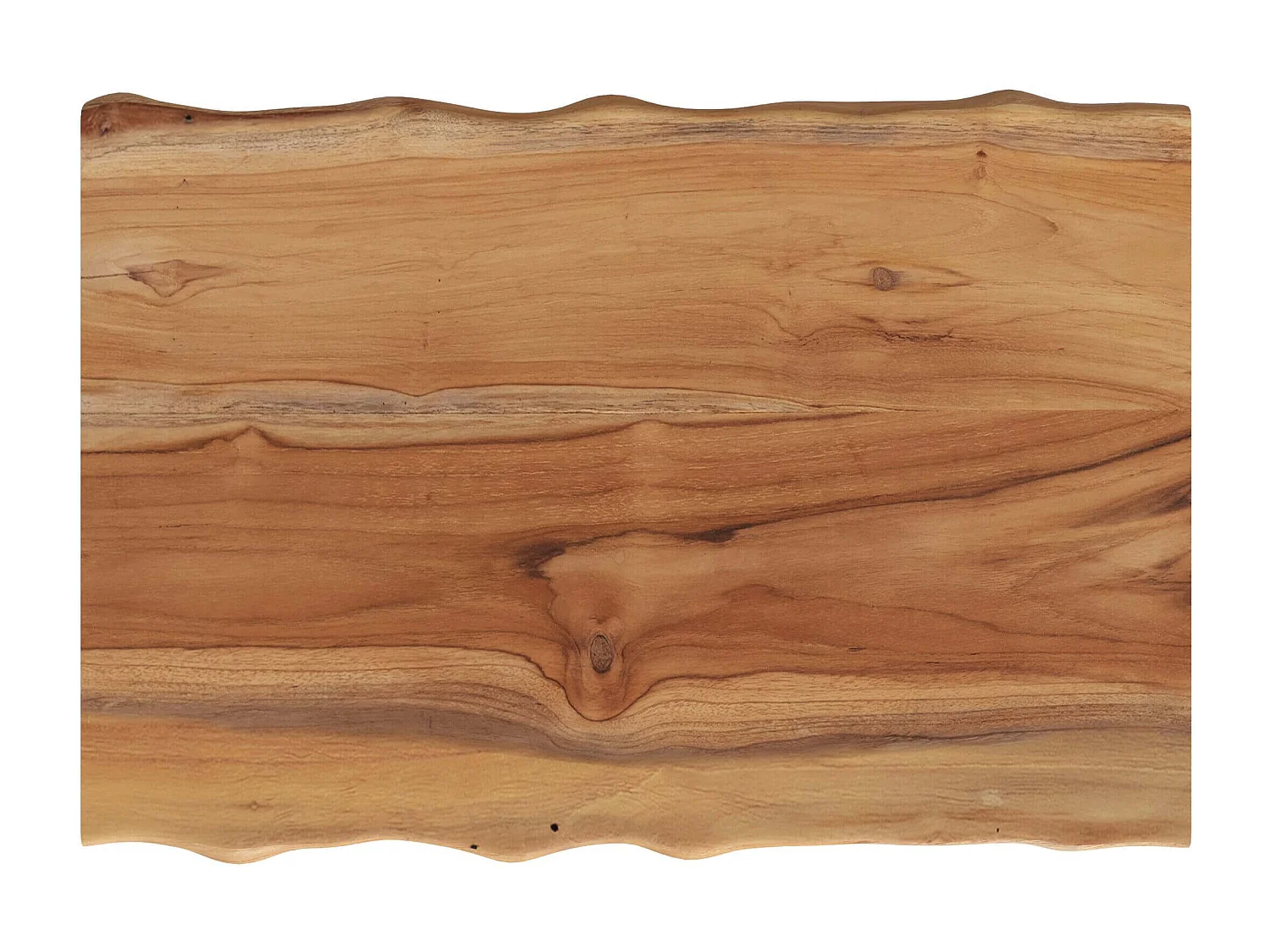 Table basse rectangulaire en bois de teck recyclé - Suzy