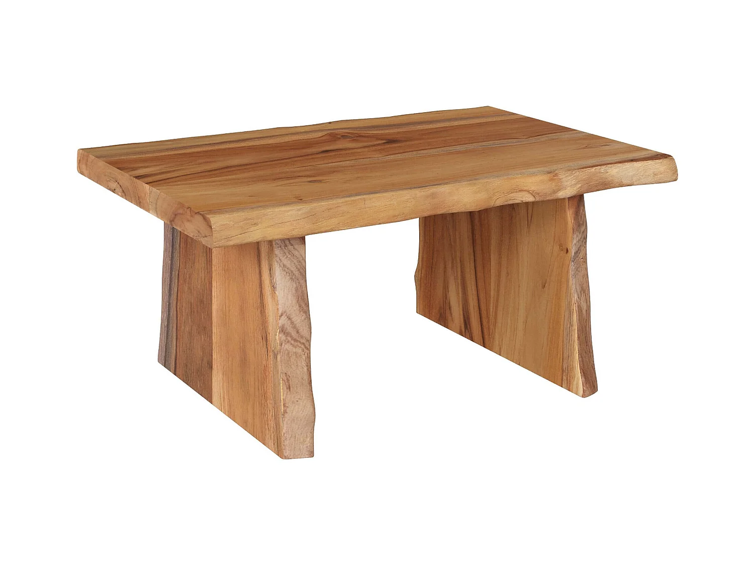 Tavolino rettangolare in legno di teak riciclato - Suzy