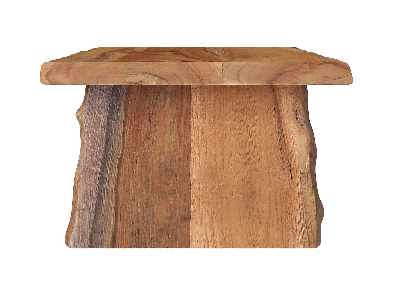 Tavolino rettangolare in legno di teak riciclato - Suzy