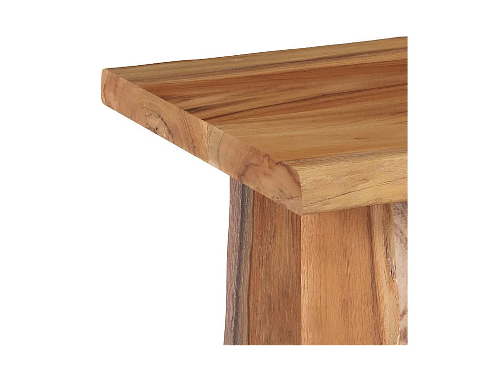 Tavolino rettangolare in legno di teak riciclato - Suzy