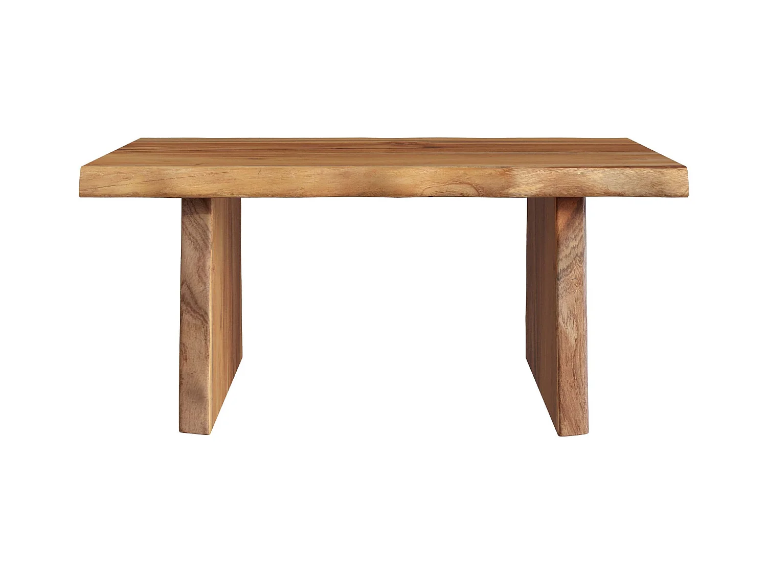 Tavolino rettangolare in legno di teak riciclato - Suzy