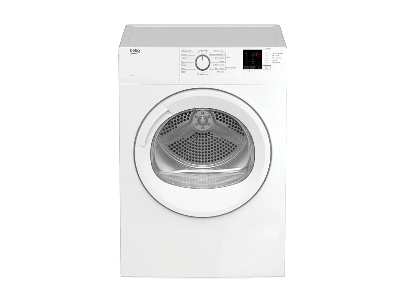 Beko Sèche-linge à évacuation 60cm 8kg blanc - DA8013PA