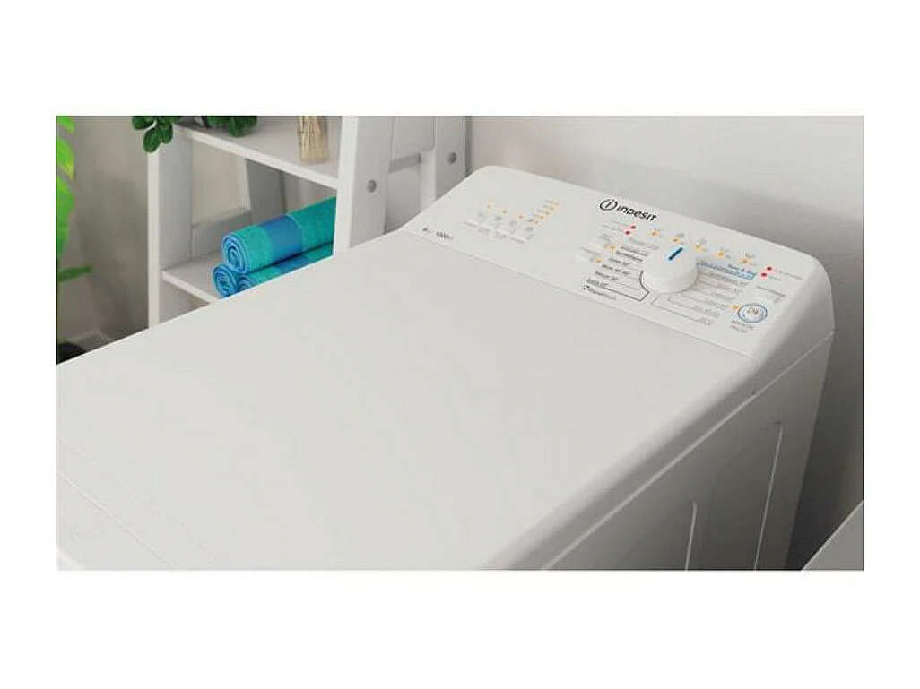 Indesit Lave-linge top 6kg 1000 tours/min - BTWNL60400FR/N