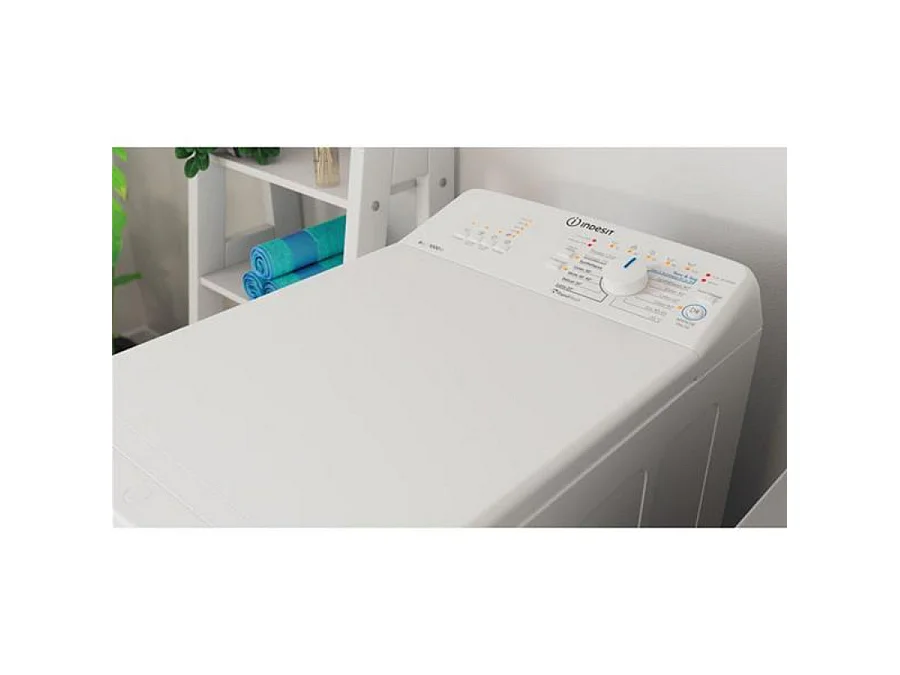 Indesit Lave-linge top 6kg 1000 tours/min - BTWNL60400FR/N