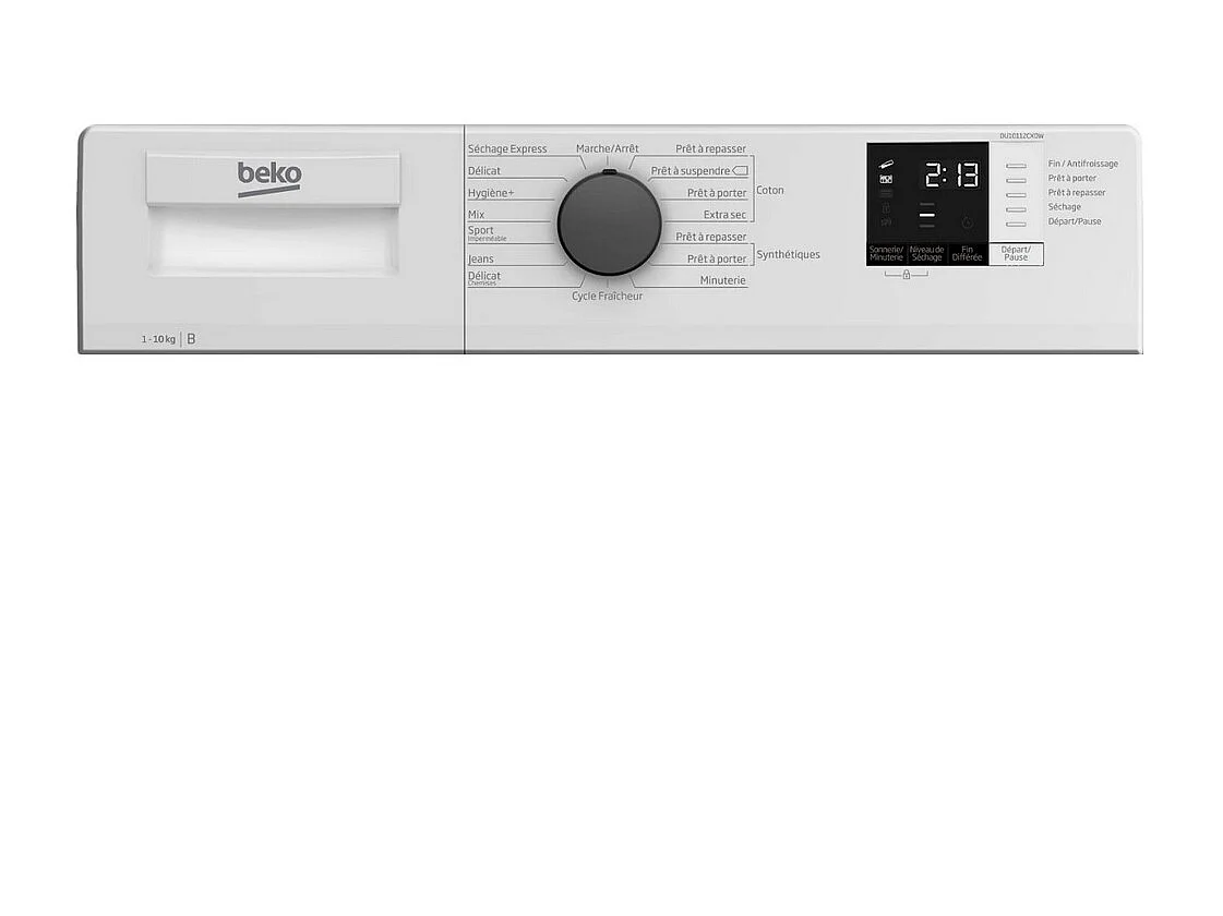 Beko Sèche-linge à condensation 60cm 10kg b blanc - DU10112CX0W