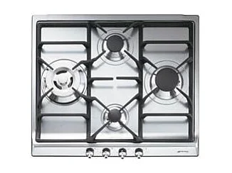 Smeg Table de cuisson gaz 60cm 4 feux inox - SER60SGH3