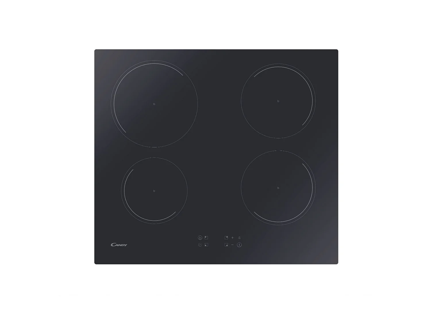 Candy Table de cuisson induction 60cm 4 feux 7200w noir - CI642C/E1