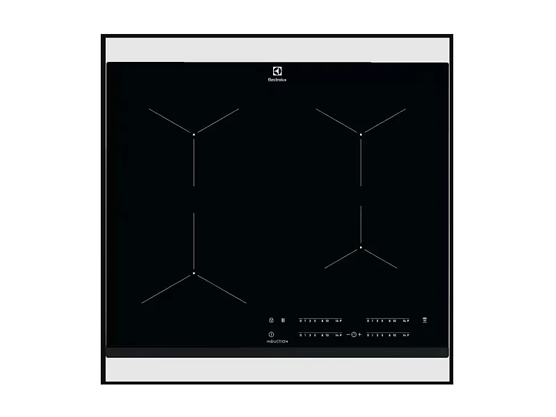 Electrolux Table de cuisson à induction 60cm 3 feux 7200w noir - EIT61443B-NEW