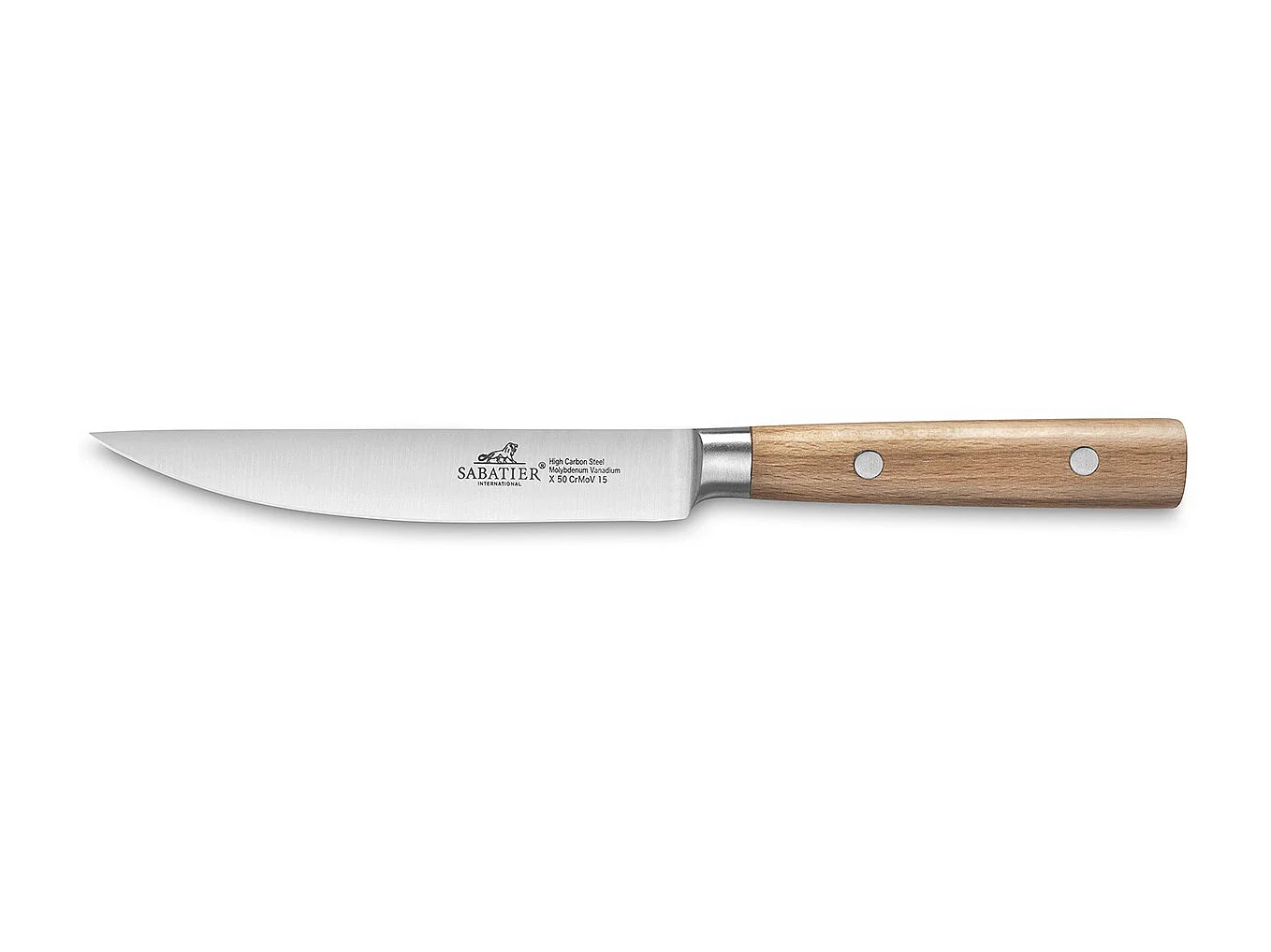 Lion Sabatier Coffret 4 couteaux à steak 13cm hêtre naturel - 900484