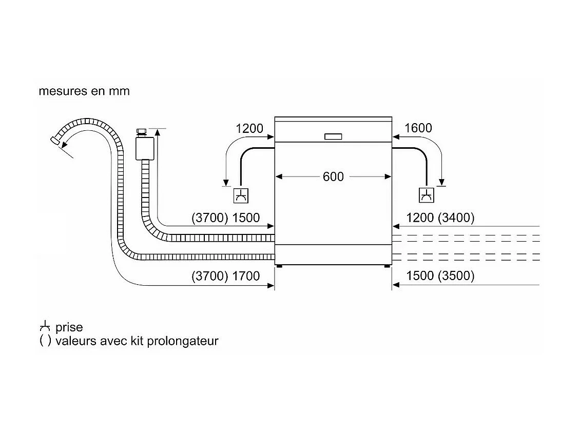 Bosch Lave-vaisselle 60cm 12c 46db - sms4hti48e
