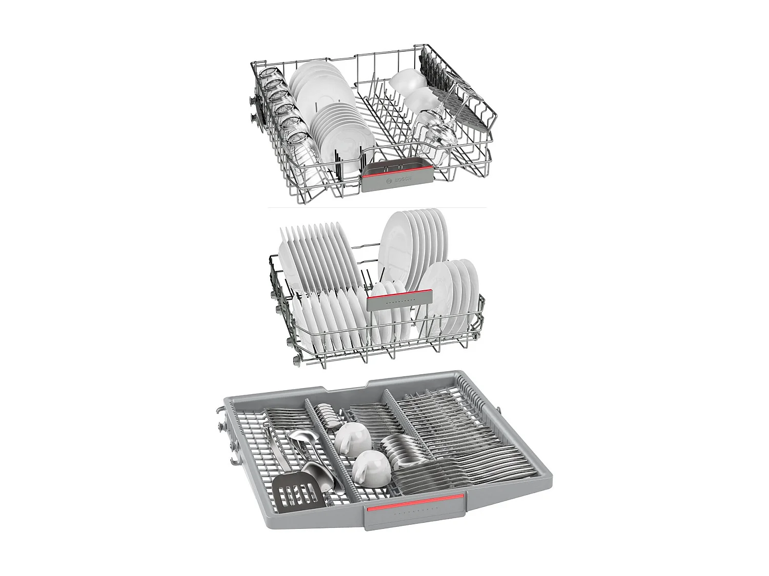 Bosch Serie 4 SMV4HVX00E Lavastoviglie da incasso a scomparsa totale 60 cm Classe D