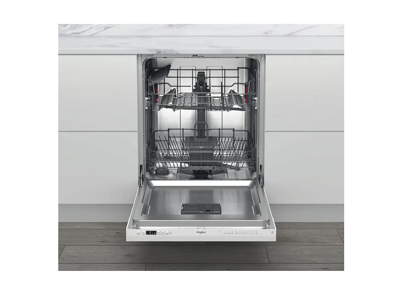 Whirlpool Lave-vaisselle 60cm 14 couverts 46db tout intégrable - W2IHKD526A