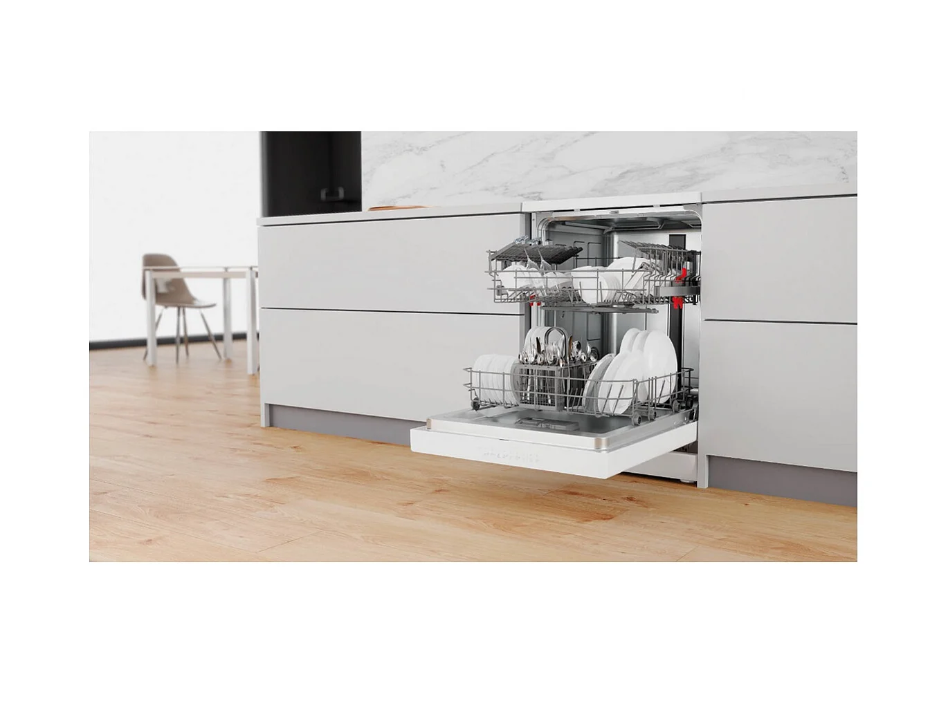 Whirlpool Lave-vaisselle 60cm 14 couverts 44db - W2FHD624