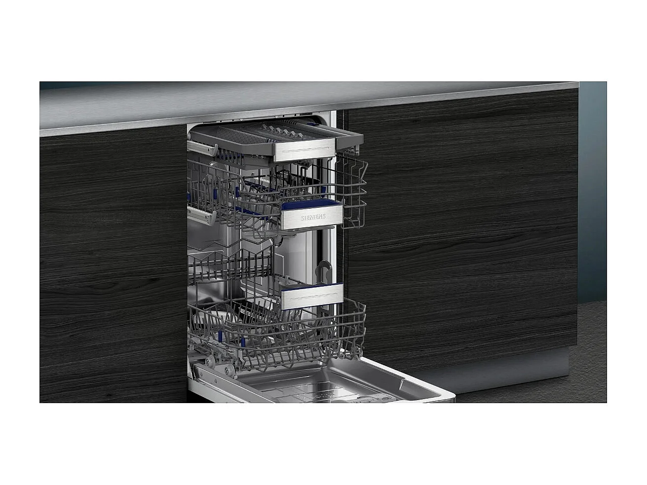 Siemens Lave-vaisselle 45cm 10 couverts 42db intégrable avec bandeau - SR55ZS10ME