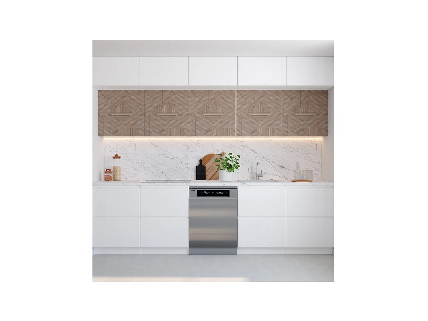 Brandt Lave-vaisselle 60cm 14 couverts 44db silver - BDF424VDX