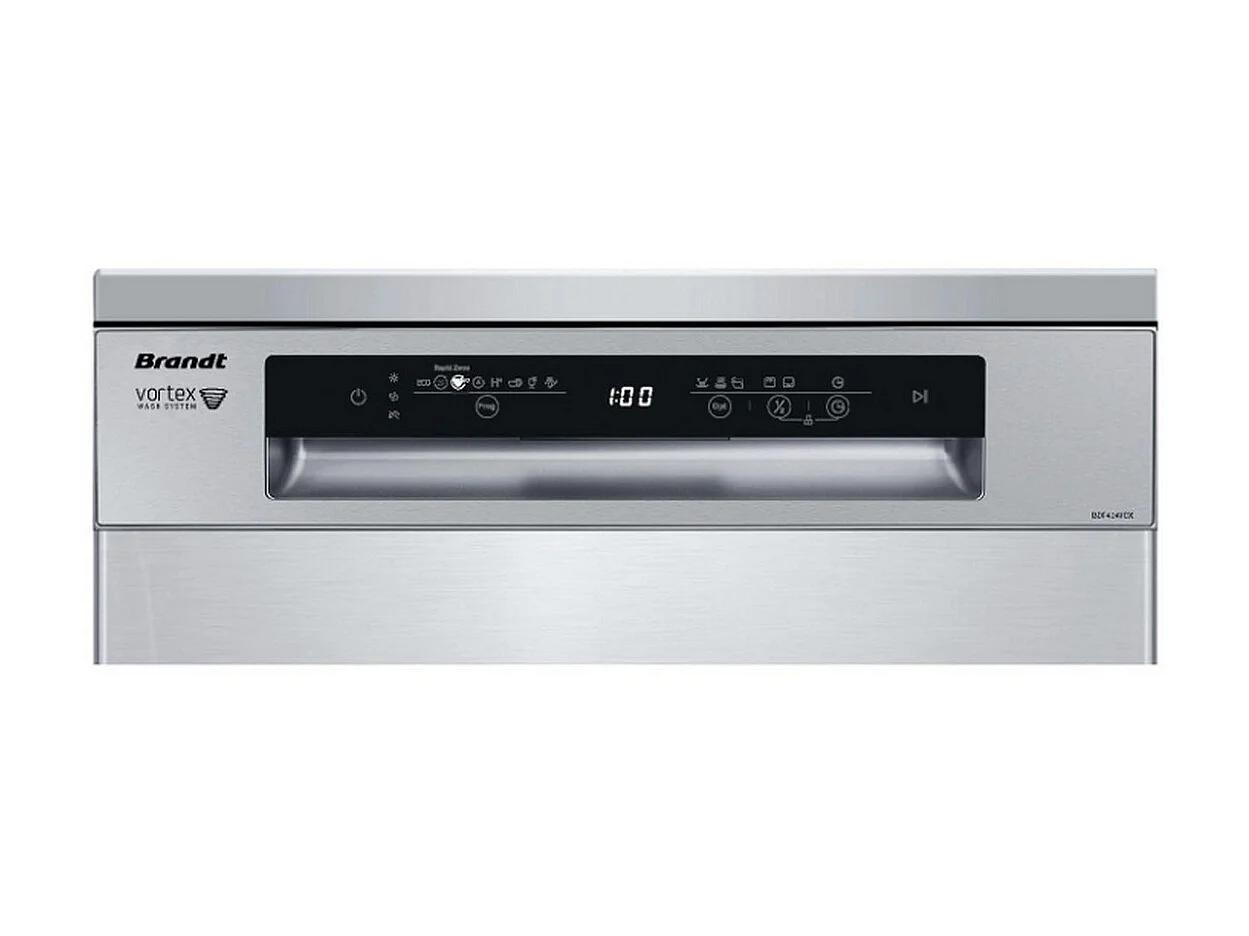 Brandt Lave-vaisselle 60cm 14 couverts 44db silver - BDF424VDX