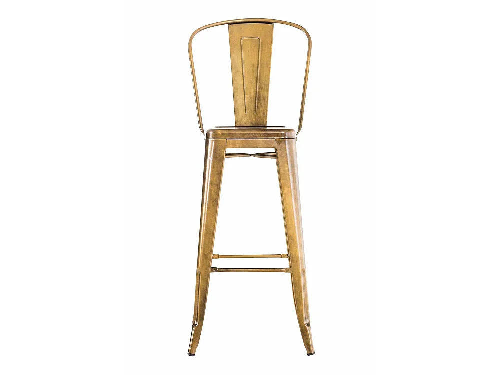 Tabouret de bar - Métal & Métal - Or - Aiden