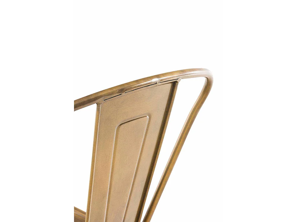 Tabouret de bar - Métal & Métal - Or - Aiden