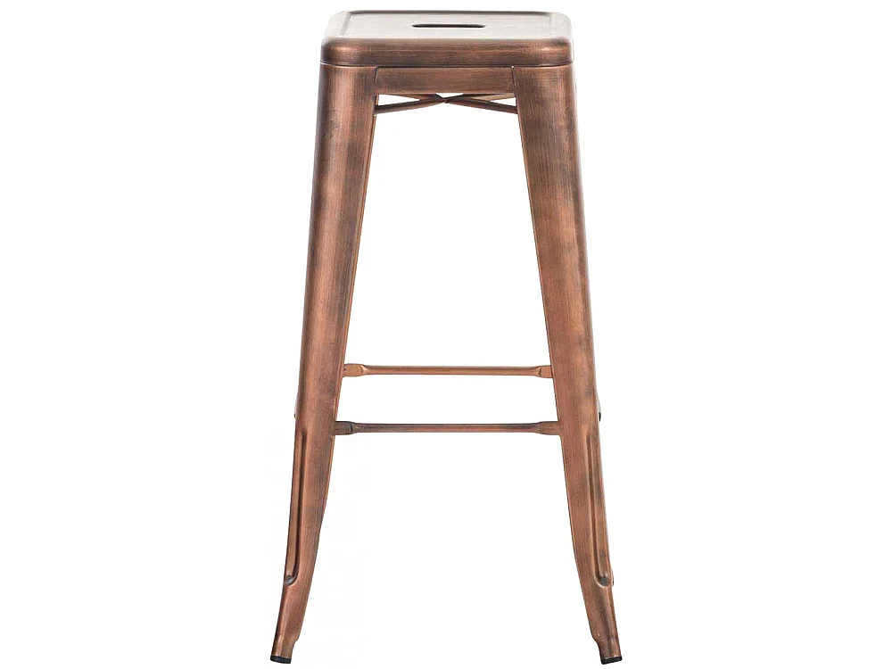 Lot de 2  Tabouret de bar - Métal & Métal - Cuivre - Joshua V2