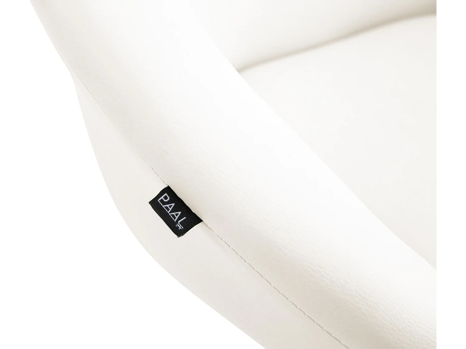 Tabouret de bar - Similicuir & Métal chromé - Blanc - Miami V2